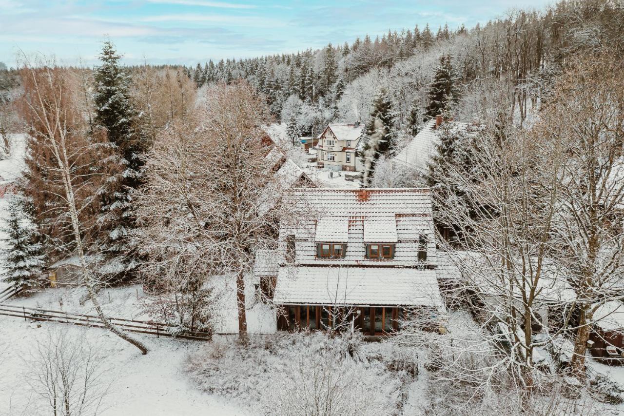 Harzchalet An Der Brockenbahn 2B Elend Bagian luar foto